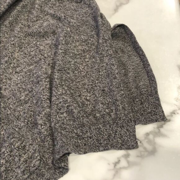 Gap Body Pure Sweater Poncho Marled Black Sz. One Size - Picture 4 of 8